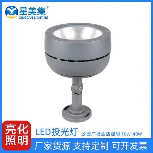 10W20W30W40W楼体桥梁建筑装饰户外亮化一束光灯园林投射灯