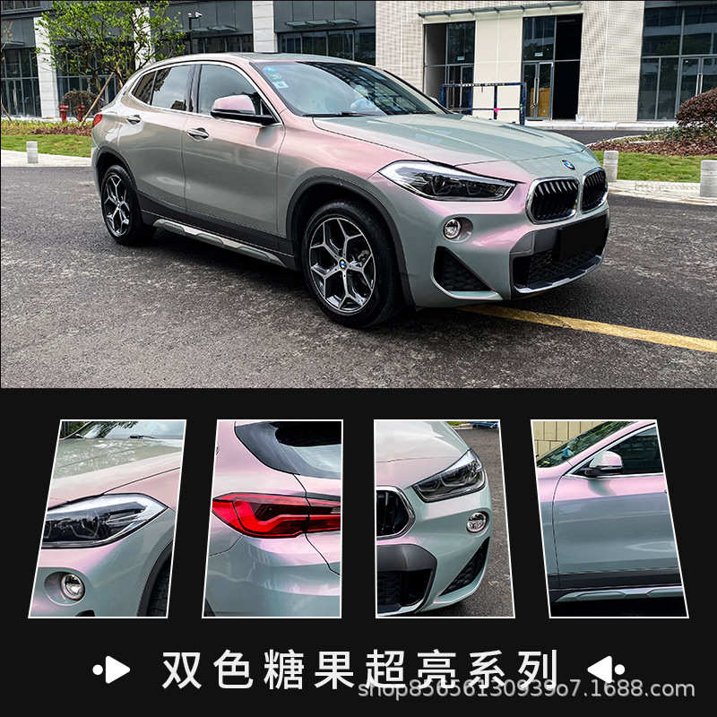 厂家直销跨境汽车改色膜保护膜车衣膜超亮水晶pet保护膜 全车改色