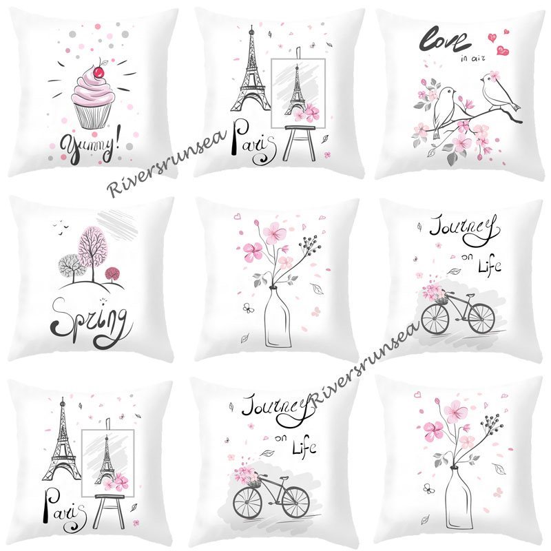 Pink little fresh Nordic ins wind pillow set car sofa|ruв категории домашний ткань, подушка/подушка - от Buy2taobao.com для оказания профессиональной услуги покупки агента Taobao