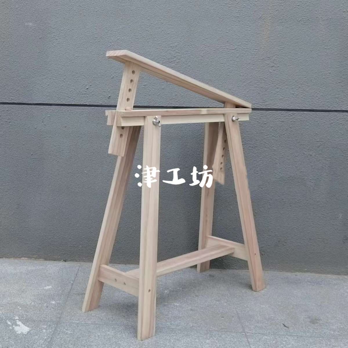 实木升降桌架支架台架桌腿桌脚台脚美术美工办公家具配件
