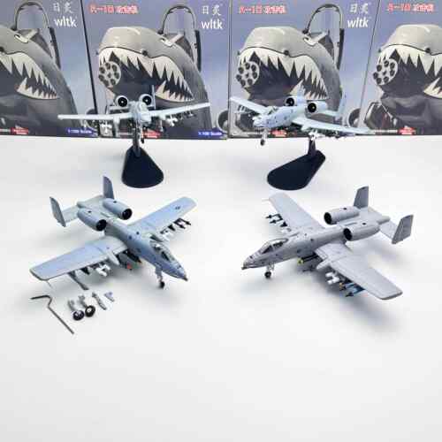 WLTK 1/100海湾战争美军飞虎队A-10A战斗机攻击机A10军事飞机模型