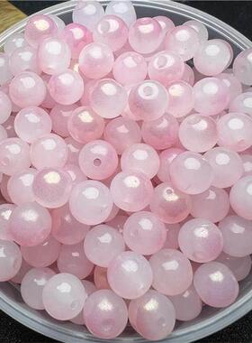 8mm Glass Beads Beautiful Multicolor Beads Handmade Diy Brac