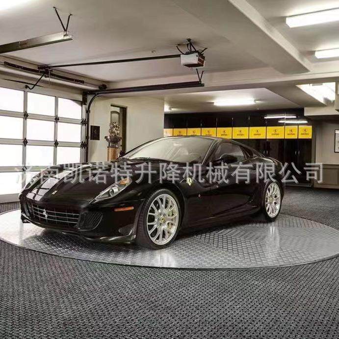 网红直播旋转舞台汽车展台车库掉头转盘60度电动遥控旋转舞台