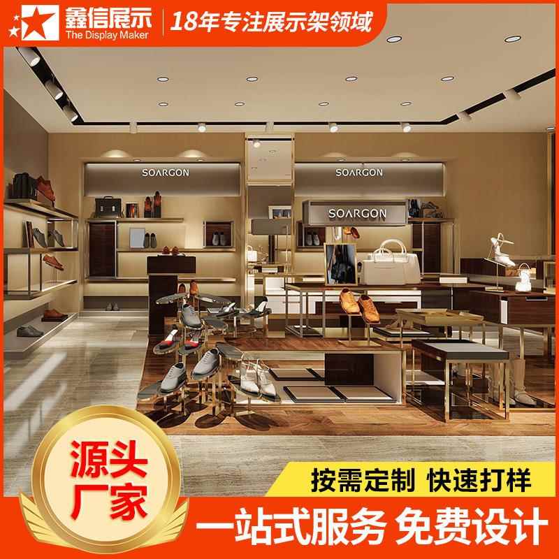 商场货奢侈品展示柜/鞋包品服饰饰陈列道具商超展览柜架整店设计