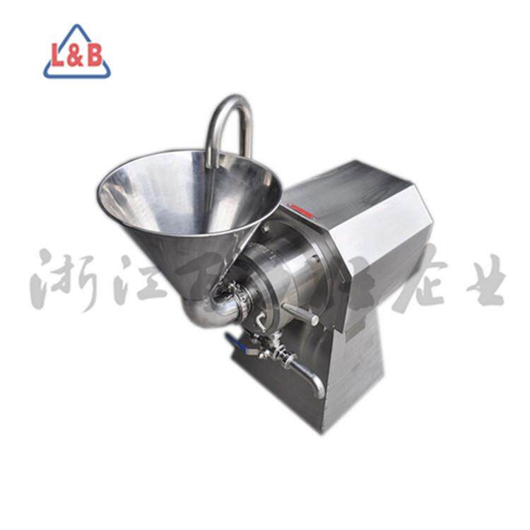 不锈钢卫生级卧式胶体磨 管线磨酱机 水果蔬菜研磨机 食品研磨机