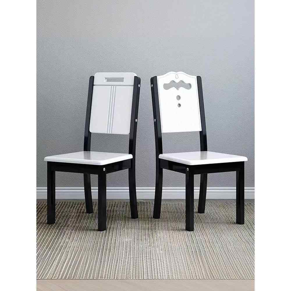 全实木餐椅家现代简约新中式白色餐厅餐桌椅凳木靠背椅,住宅家具,餐椅,淘宝优惠券,粉丝福利购,淘宝优惠卷