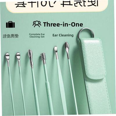 6PCS Ear Cleaner Wax Removal Tool Earpick Sticks Earwax Remo
