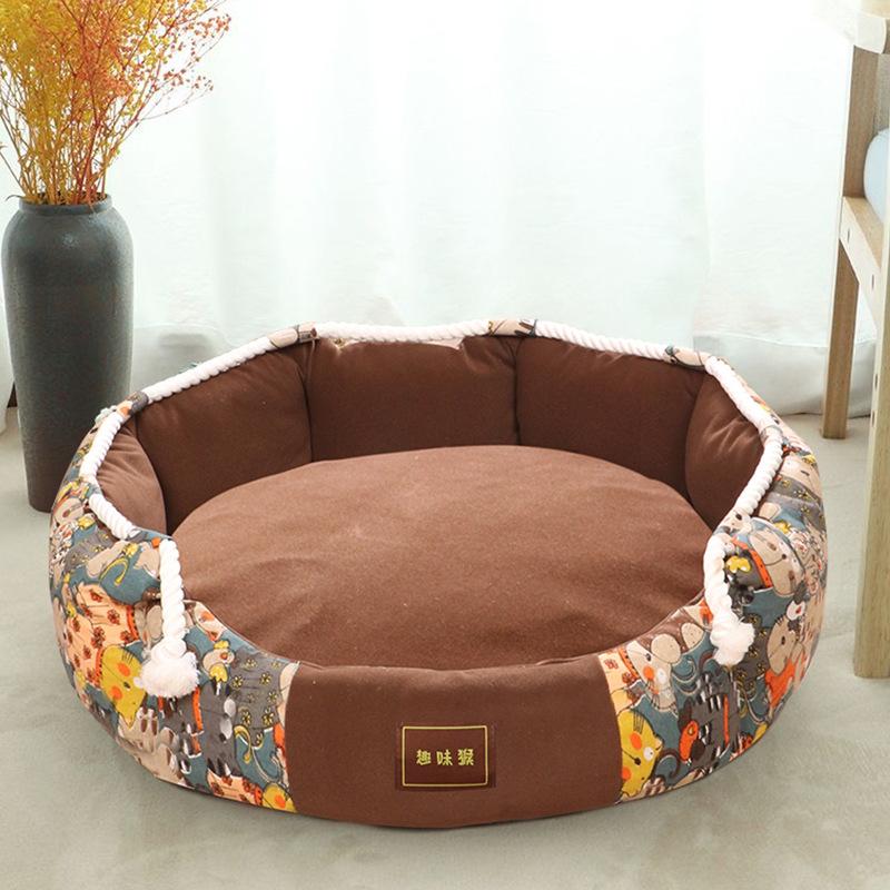 泰迪狗窝保暖四季通用猫狗垫子