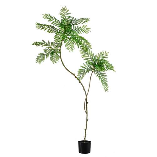 直销仿真蓝花楹绿植盆栽室内客厅落地装饰摆件仿生植物摄影道具