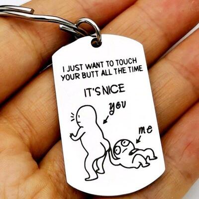Funny Gifts Prank Toys Keychain Valentines Day Gift for Girl