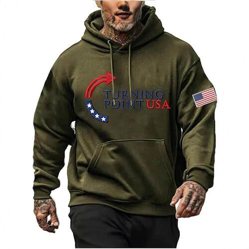 Hoodie Casual Fashion Fleece Knit Print Autumn Spring Usa