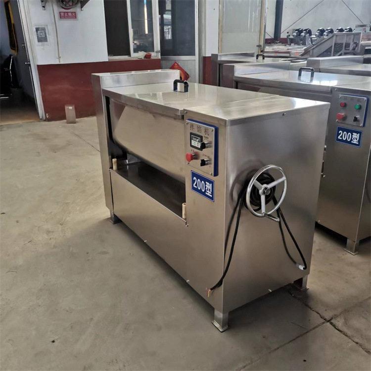 翻斗出料牛肉丸拌馅机器红肠加工成套设备韭菜鸡蛋搅拌机器