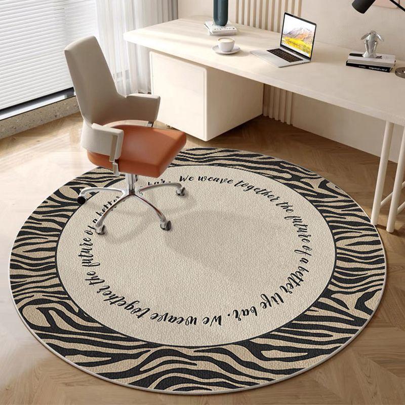 简约水晶地毯圆形客厅茶几地毯