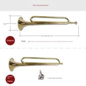 正品 小学号先学乐器降B调少队鼓号队生队号铜青年号生乐 木森乐器