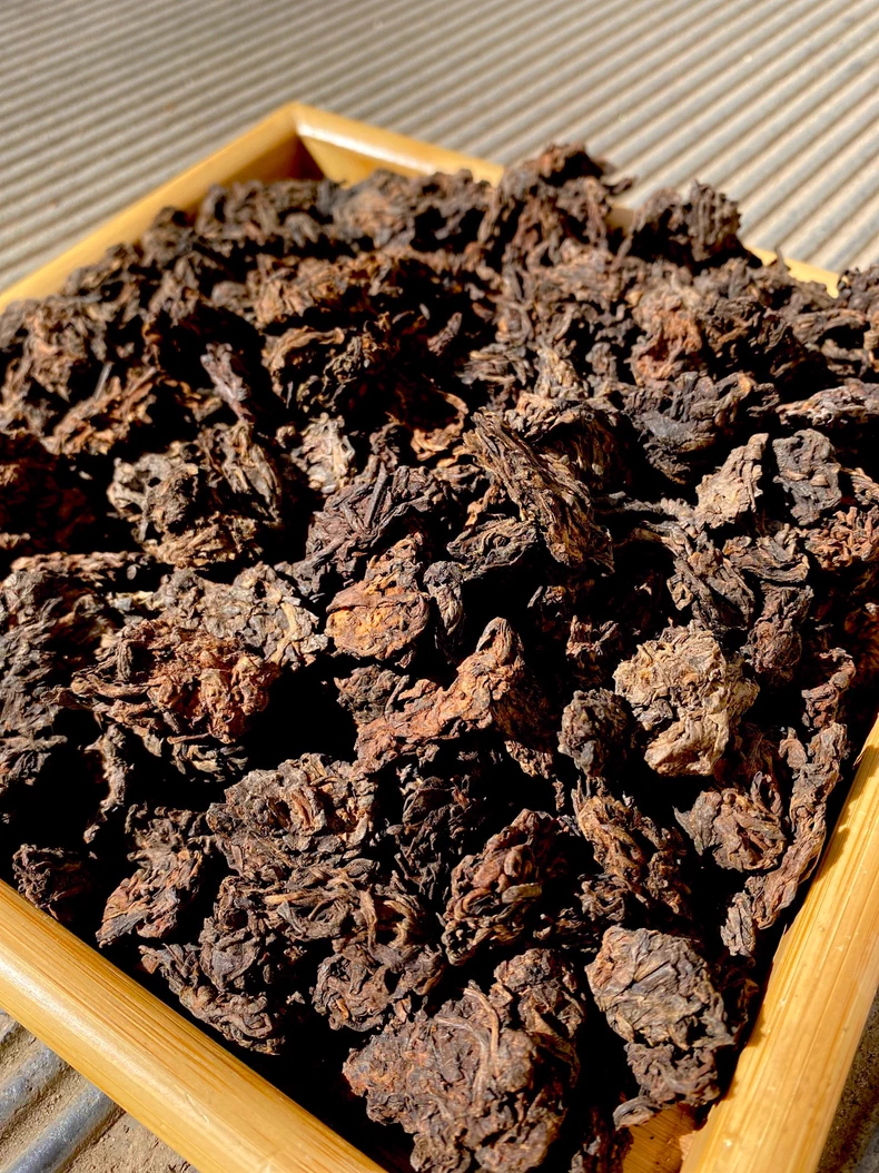 早期收藏的老茶頭-普洱熟普包郵一斤裝 普洱茶 BUASHOP普洱老茶