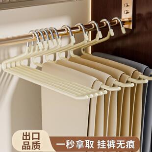 新品裤架鹅型家用挂裤子衣架无痕裤夹防滑Z字形衣柜内置整理师专