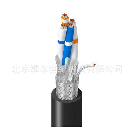 美国百通BELDEN YJ54663型2x2x0.34mm²双重屏蔽RS-485通讯电缆