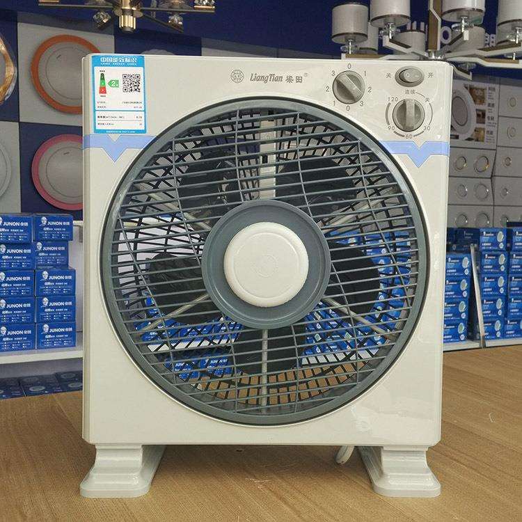 梁田转页扇鸿运扇铜线静音床头式风扇机械式台式10寸学生宿舍家用