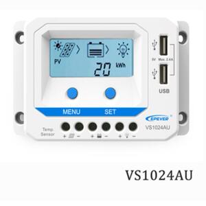 60A12V24V LCD 60a VS6024AU 液晶太阳能系统蓄电池充放电控制器
