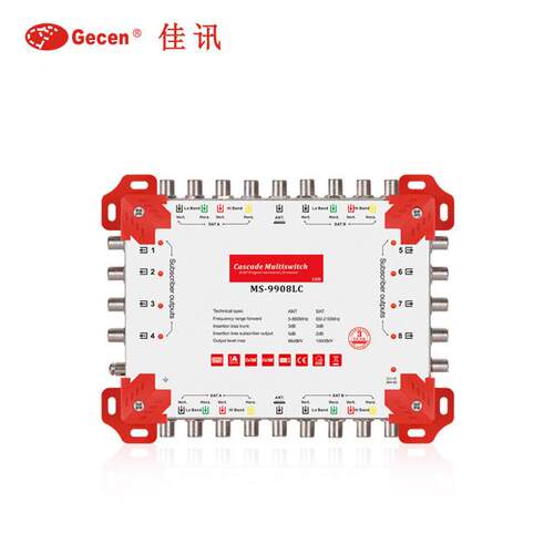 CascadeMultiswitch8SAT1Fsignal+terrestrial/8receive