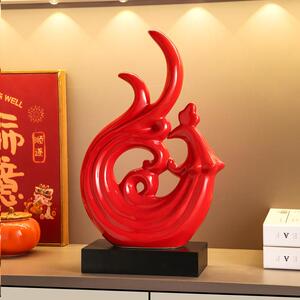 现电代面简约乔客迁送礼摆件家火凤凰摆居厅酒柜视柜装饰品创意桌