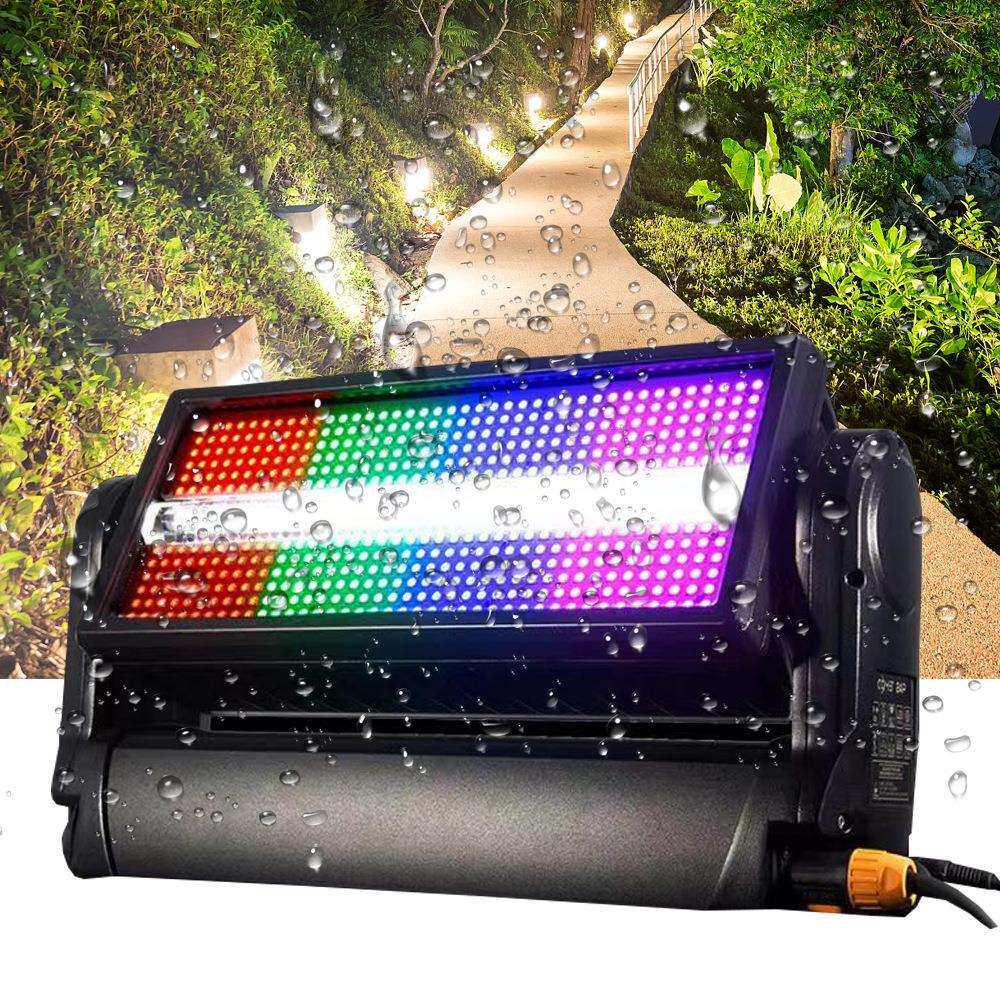 户外防水摇头频闪灯led moving head strobe 酒吧染色爆闪舞台灯