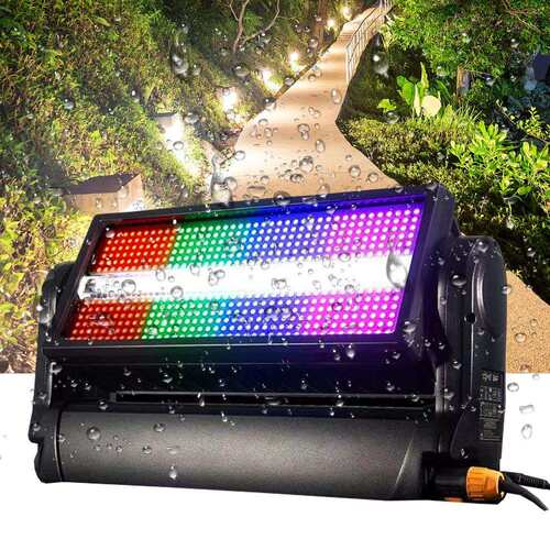 户外防水摇头频闪灯led moving head strobe 酒吧染色爆闪舞台灯