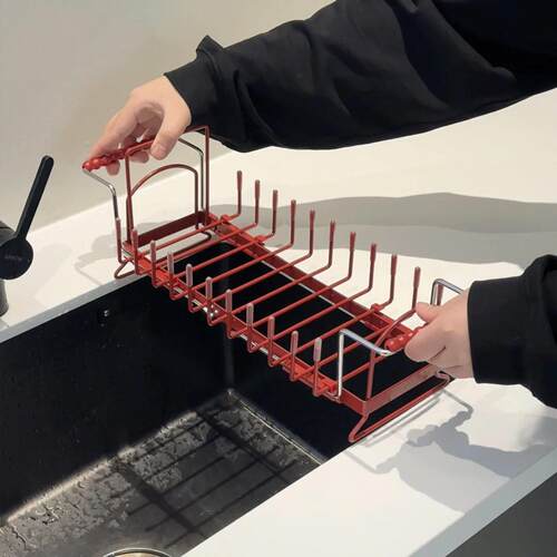 厨房沥水架水槽边可伸缩碗碟收纳架置物架家用放碗筷盘餐具多功能
