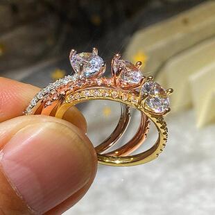 Classic for Sterling Sil Ring 925 Finger Band Wedding Female