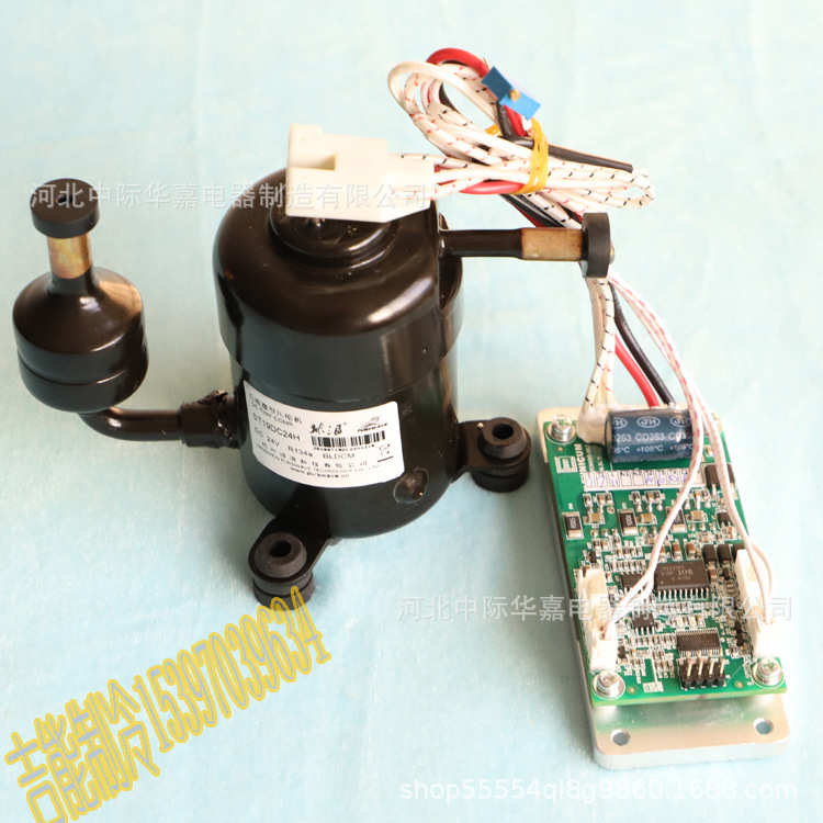 ST19DC12H微型压缩机DC12V直流压缩机制冷衣机柜空调迷你压缩机