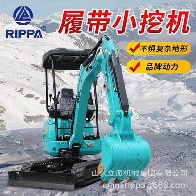 RIPPA/立派R22L小型挖掘机农用工程家用微挖小挖机挖地2吨多功能