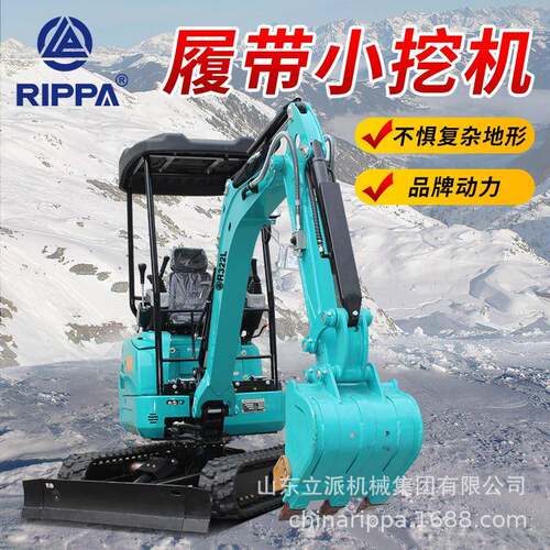 RIPPA/立派R22L小型挖掘机农用工程家用微挖小挖机挖地2吨多功能