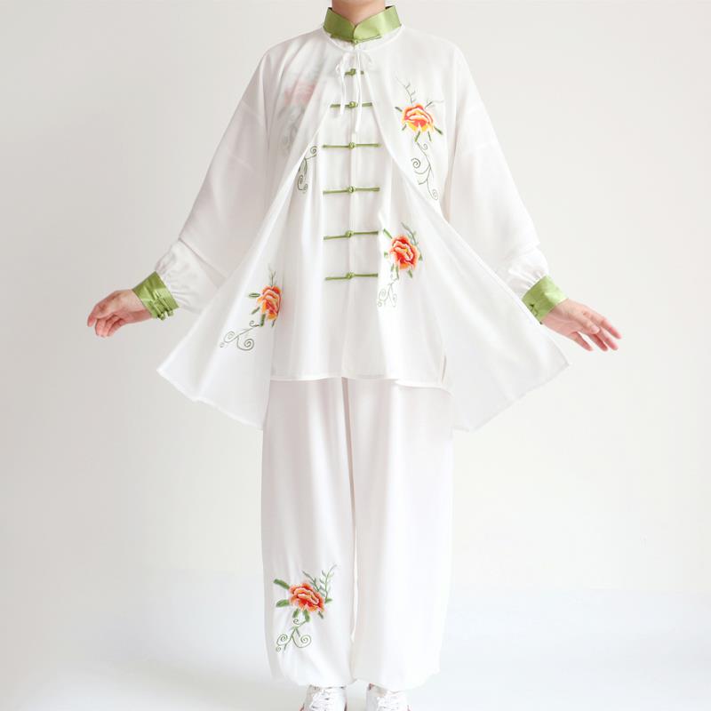 高档春夏太极服女太套极拳练功服术男武比表演服中国风装春秋赛季