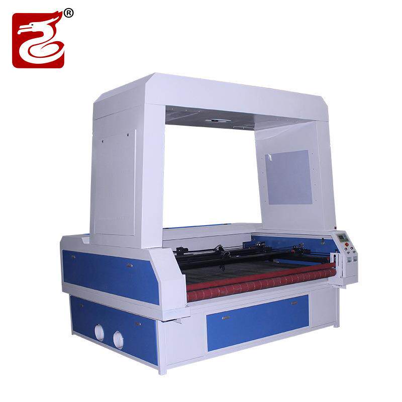 全景相机巡边定位自动进料激光切割机毛绒毡布料皮革激光雕刻机