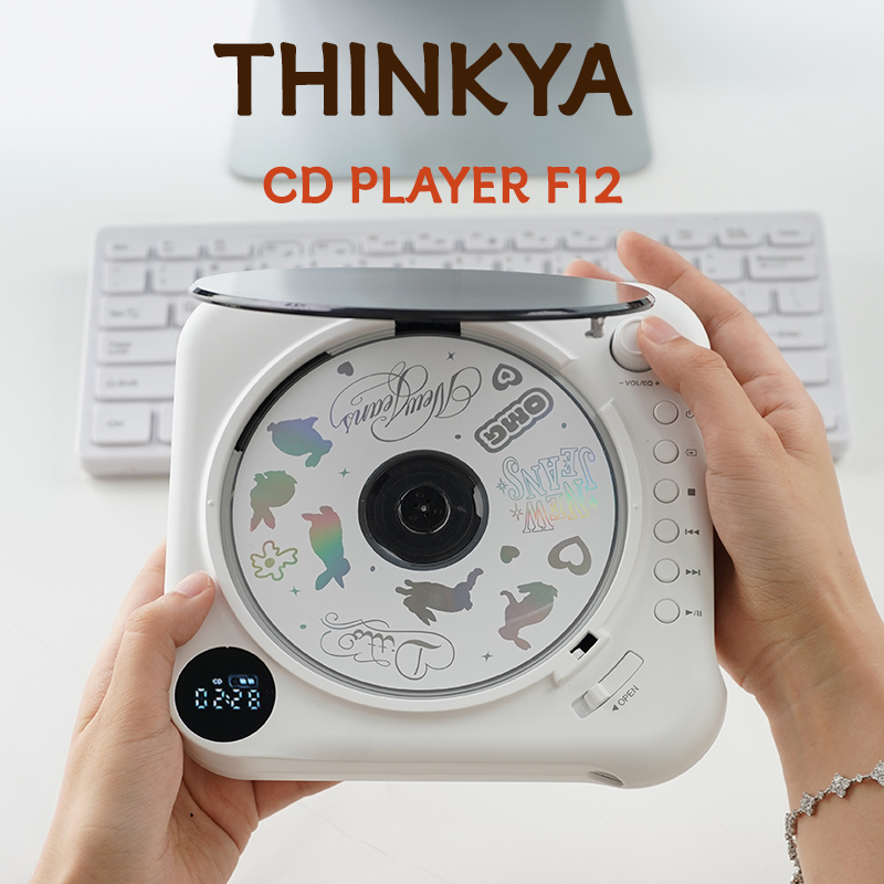 THINKYA F12便携式CD机壁挂播放器蓝牙专辑纯CD播放机