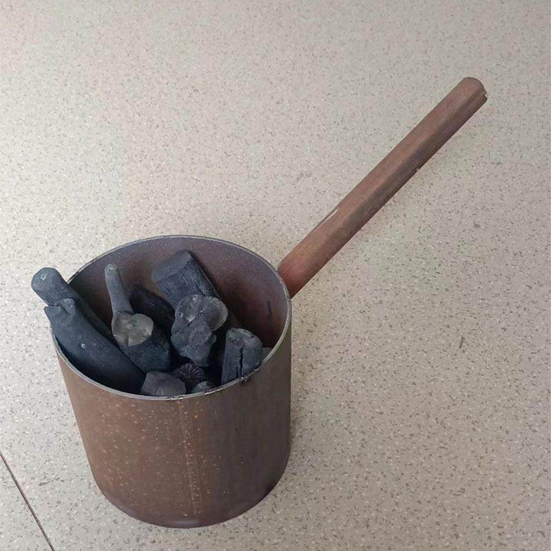 A5L加厚木炭引长火桶耐点碳桶备炭竹炭燃桶烧引烤炉引碳F768TT7J