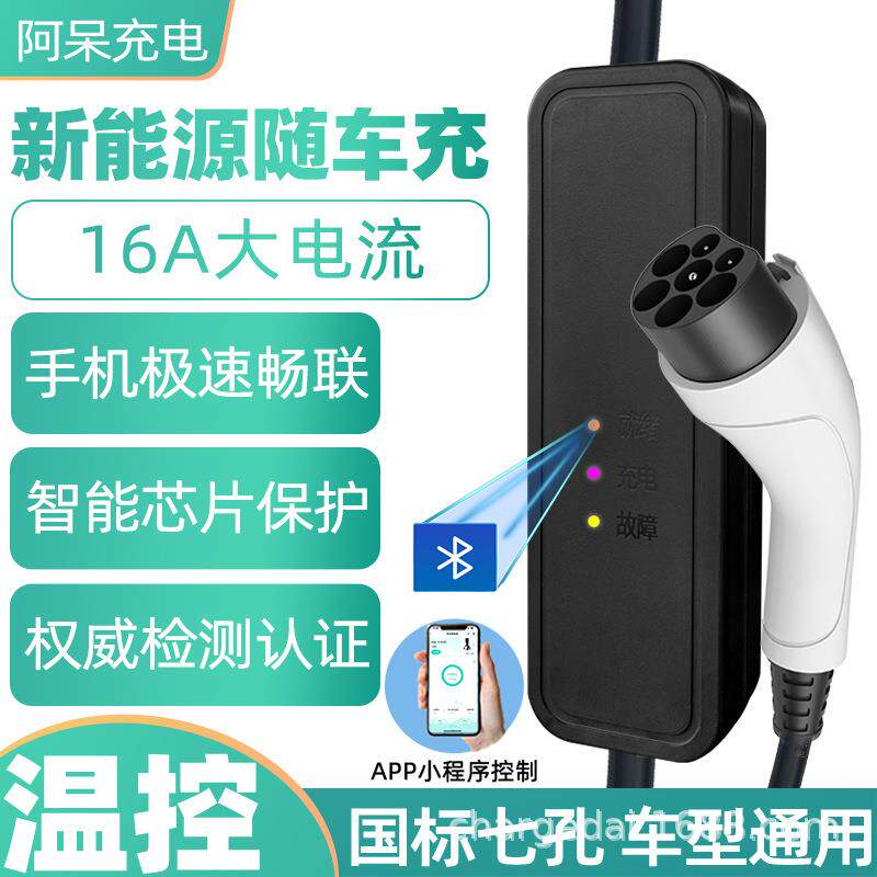 阿呆充电枪器新能源电动汽车随车充比亚迪海豚汉秦DMI唐EV宋Pro元
