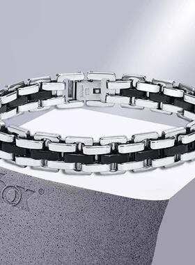 Vnox Stylish Strap Chain Bracelets for Men Boys Gift Jewelry