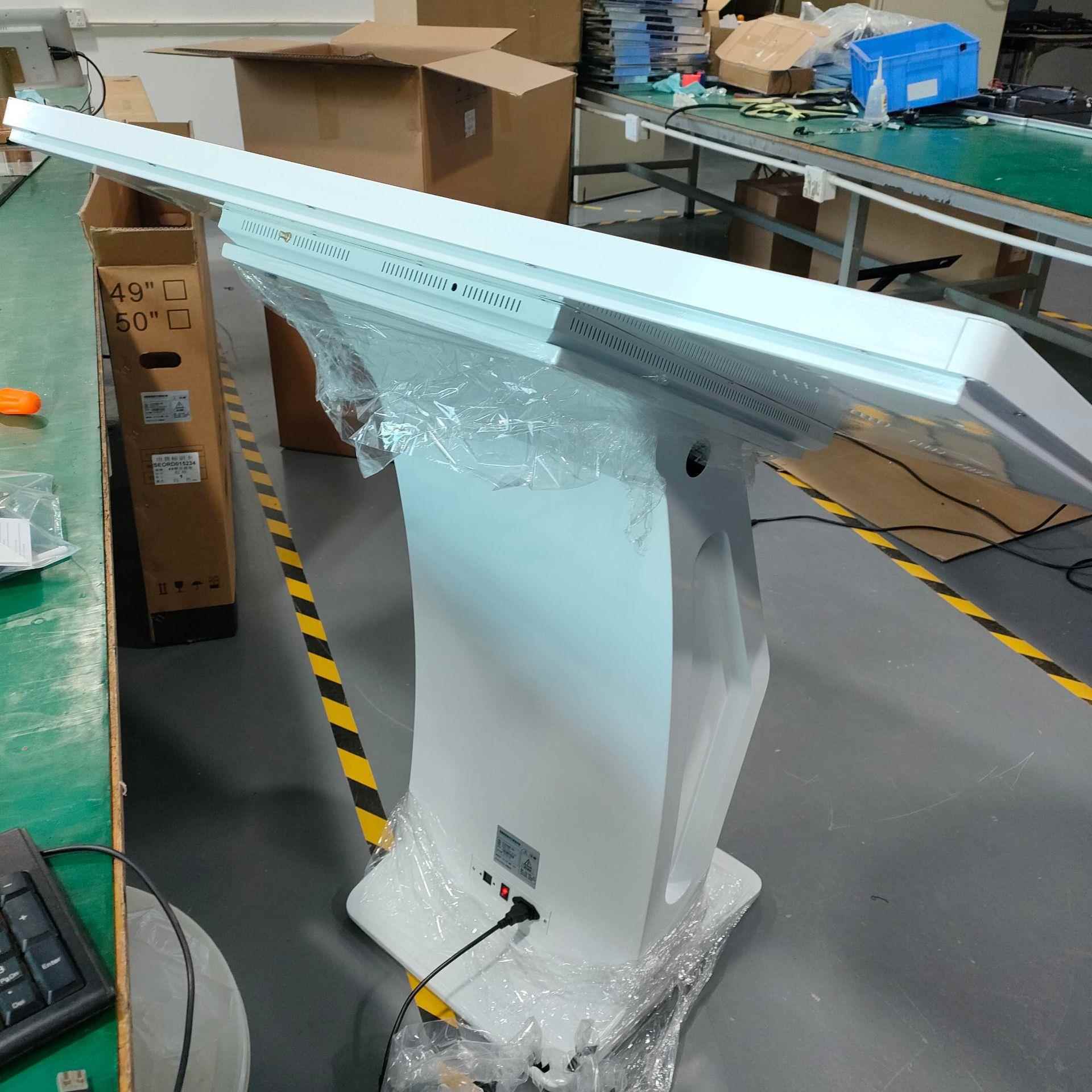 NPX卧触控一体机终端式243寸K型色白电容式触摸屏现货智能电3脑厂