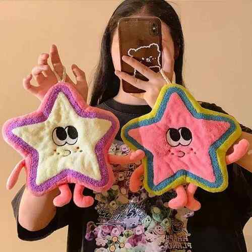 Star-Shaped Modern Stylish Towels Soft Polyester Durable