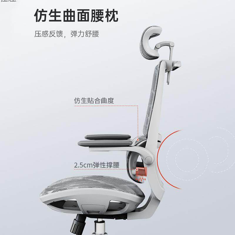 人体工学椅M59双背电脑椅家用办公座椅电竞椅久坐学习转椅子护腰