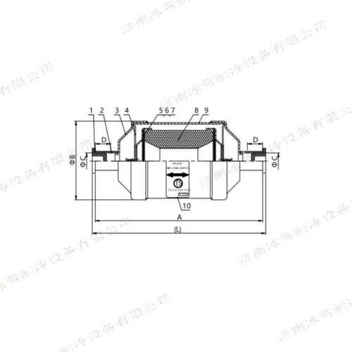 鸿森BFK型双向过滤器,BFK-084干燥能力强螺口