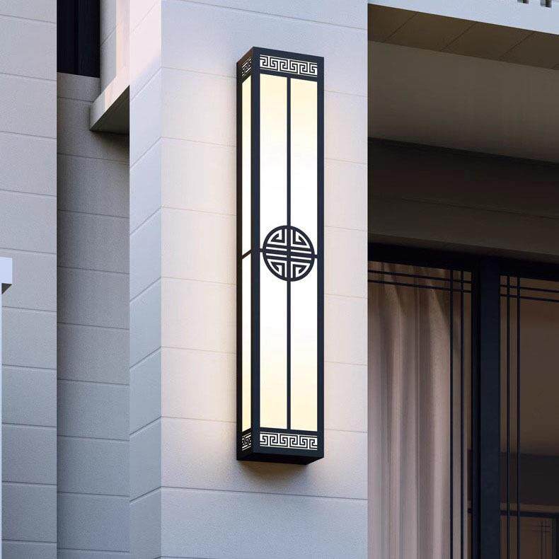 新中式云石壁灯庭院售楼部酒店铺别墅围墙工程壁灯大门外墙入户灯