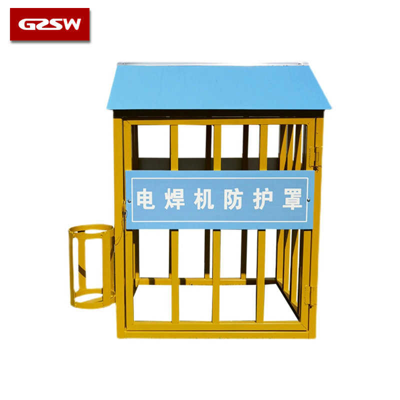 光振供应电焊机防护棚焊机吊笼安全有锁防丢失损坏工地焊机保护棚