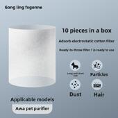 甲醛 去除浮毛 细 覆合滤芯 工菱阿娃宠物净化器适用于静电棉