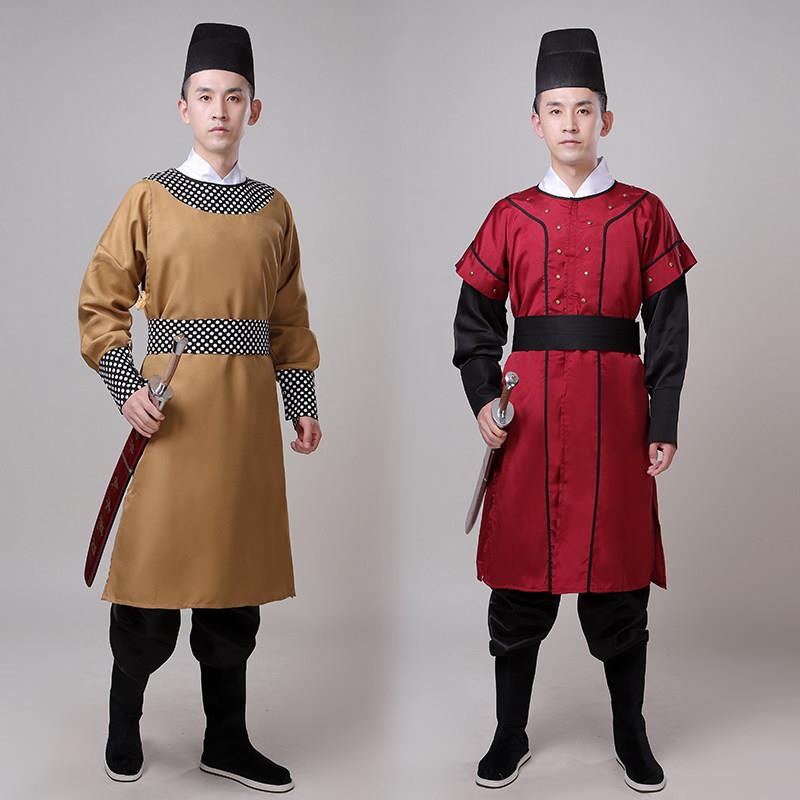 古代士兵服衙役影视服装捕快汉服轿伕服装明朝御林军侍卫演出服装