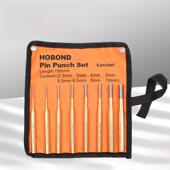 613080高强度销冲床圆柱冲床圆冲床冲床冲床凿子8件套装 工具