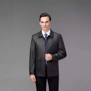 BB绵羊皮皮衣男休年闲中单皮外套时尚 海宁2408 立领男 冬秋装 新款