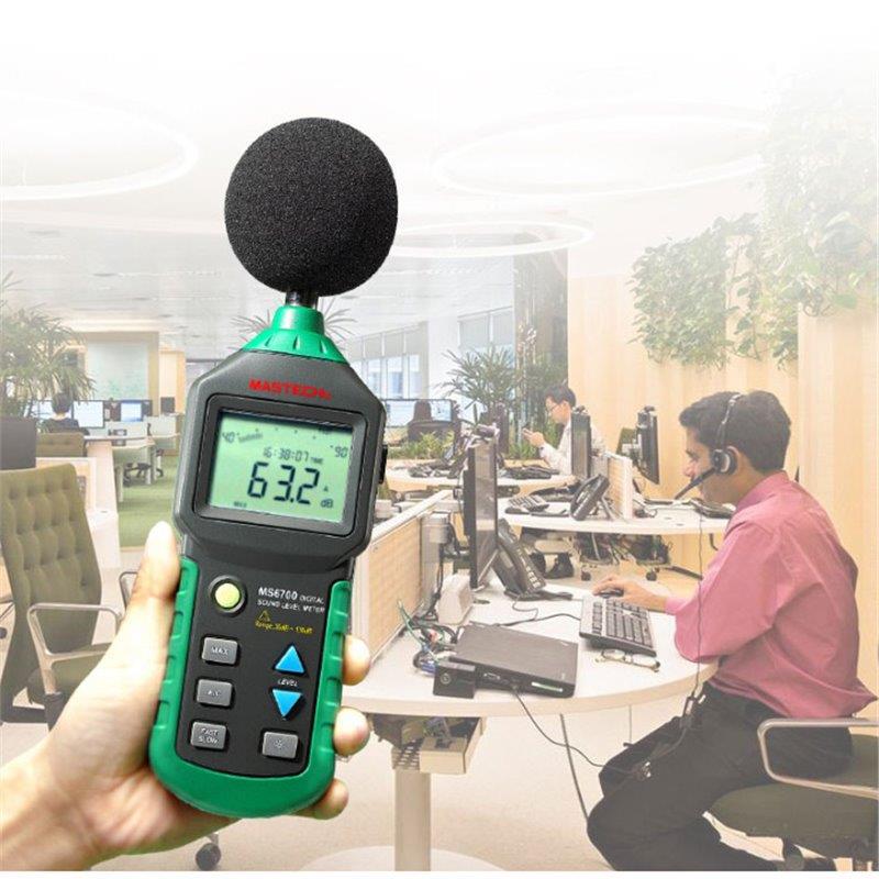 MASTECH华仪MS6708数字噪音计高精度噪音分贝仪声级计噪音仪