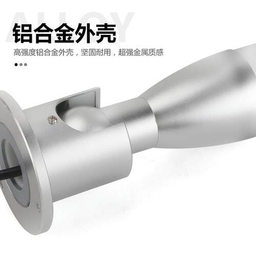 50mm 铝制机床安全指示灯蜂鸣LED信号灯三色塔灯单层可折叠12V24v
